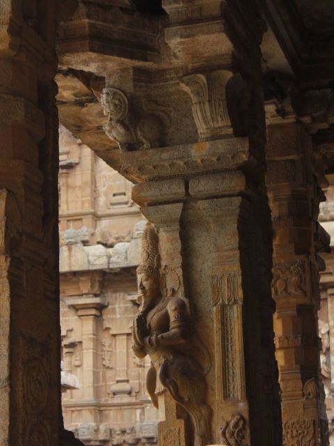 department of 3d animation graphics one day visit by tanjore temple