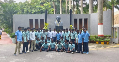 our final year students visited isro u r rao satellite centre bengaluru