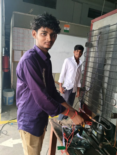 internship at refrigeration and air conditioning at tlm iti kallakurichi department of mechanical engineering 