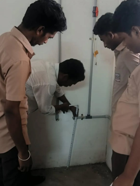 skill development training basic plumbing practice department of civil engineering 
