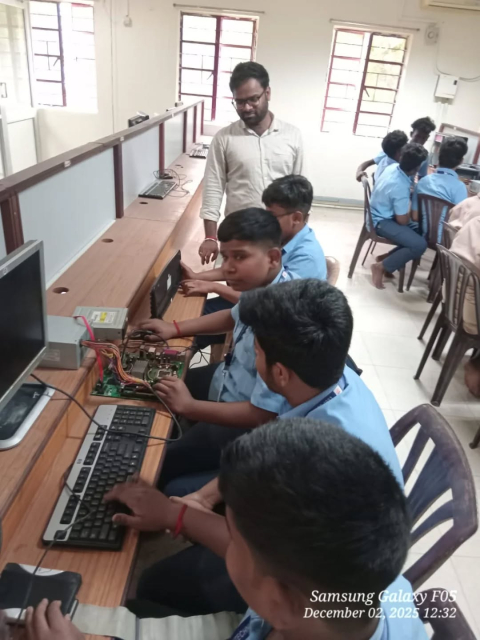 skill development training pc hardware testing servicing department of computer engineering