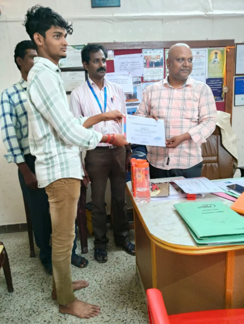 internship at refrigeration and air conditioning at tlm iti kallakurichi department of mechanical engineering 