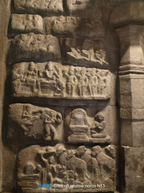 department of 3d animation graphics one day visit by tanjore temple