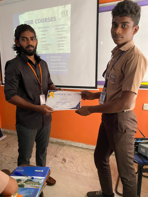 one day workshop on computer engineering vkr solutions puducherry