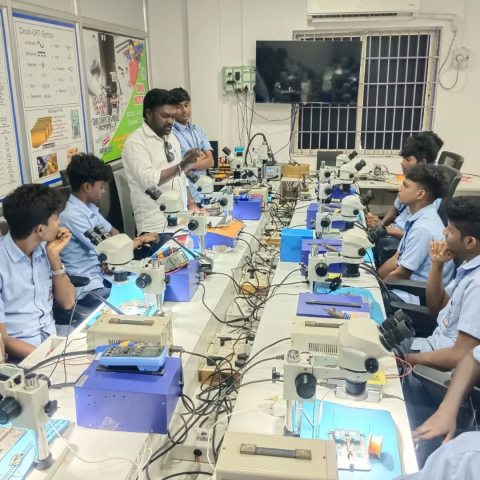 skill development training android mobile phone servicing department of electronics communication engineering 