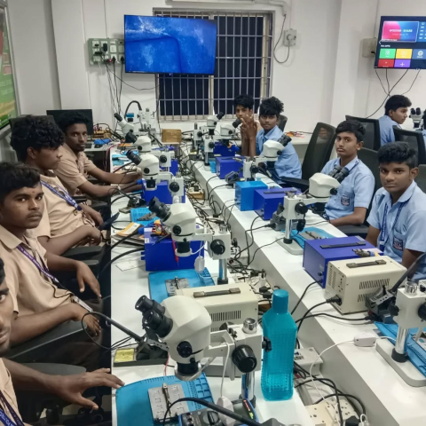 skill development training android mobile phone servicing department of electronics communication engineering 