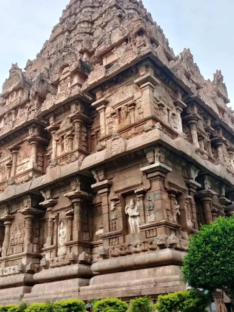 department of 3d animation graphics one day visit by tanjore temple