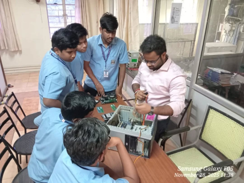 skill development training pc hardware testing servicing department of computer engineering