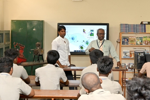 guest lecture program for automobile on abs break system demonstration in cars