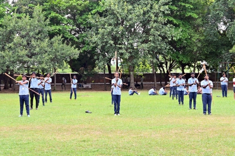 silambam karate drill training mahayogam