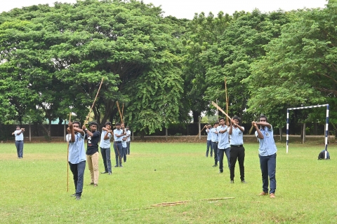 silambam karate drill training mahayogam