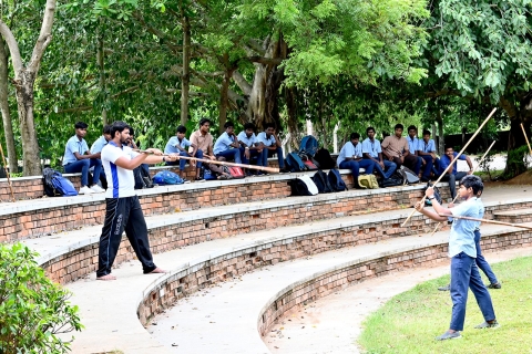 silambam karate drill training mahayogam