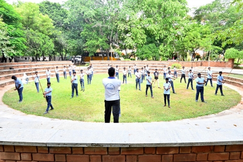 silambam karate drill training mahayogam