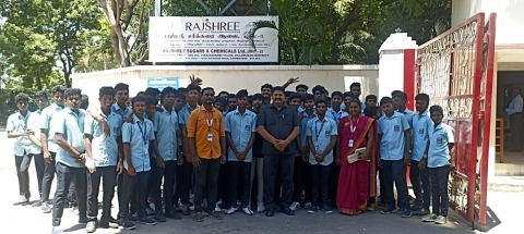 industrial visit to rajashree sugar pvt ltd mundiyampakkam